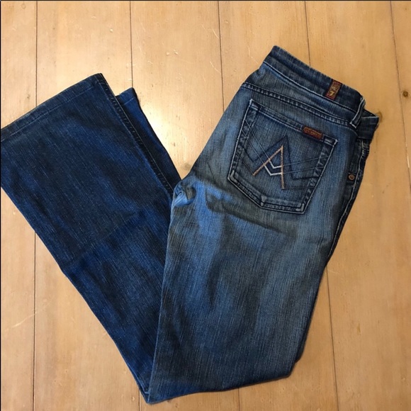 7 For All Mankind A Pocket 28 waist 31 inseam - Picture 3 of 6
